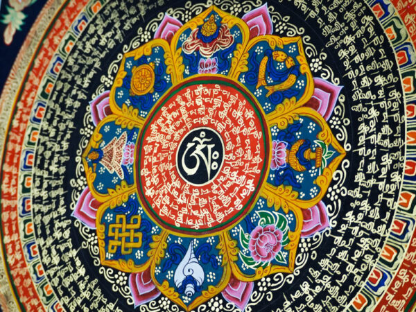 8 symboli pomyślności mandala tybetańska