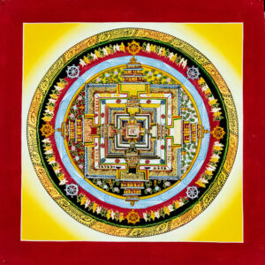 Kalaczakra Mandala Koło Czasu (żółta)