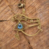 naszyjnik z labradorytem Oko Horusa biżuteria