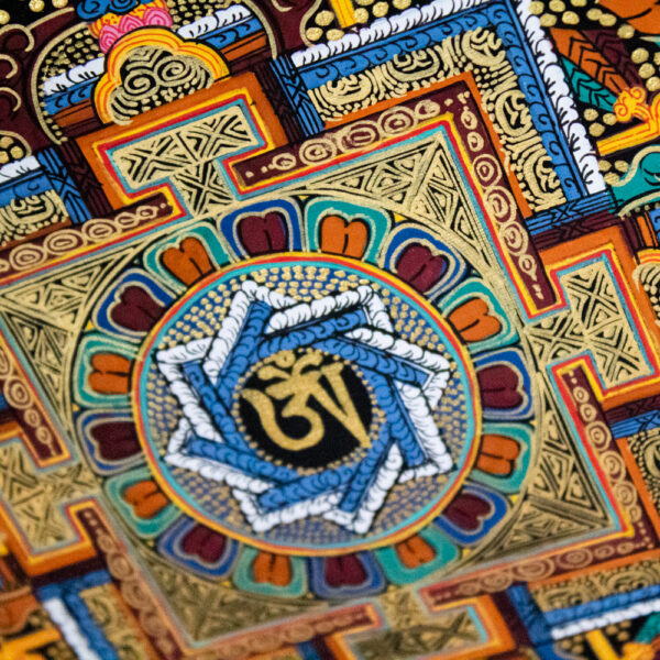 Mandala Om Kolorowa