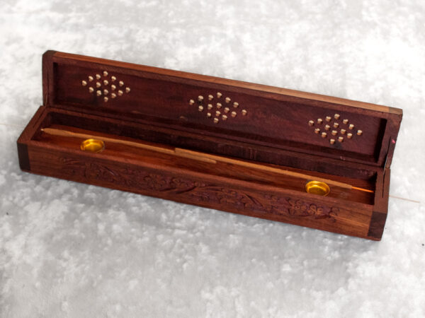 Podstawka na Kadzidło, drewniane pudełko na kadzidełko