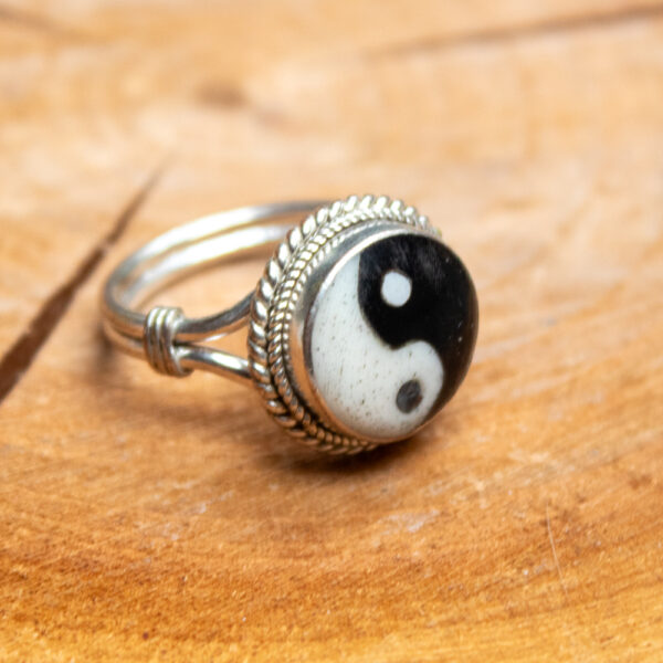 pierścionek yin yang, pierścień męski