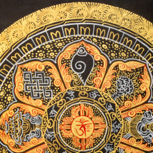 Mandala ośmiu pomyślnych symboli (mała)
