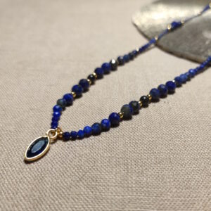 Kobiecy naszyjnik z Lapis Lazuli dla Strzelca